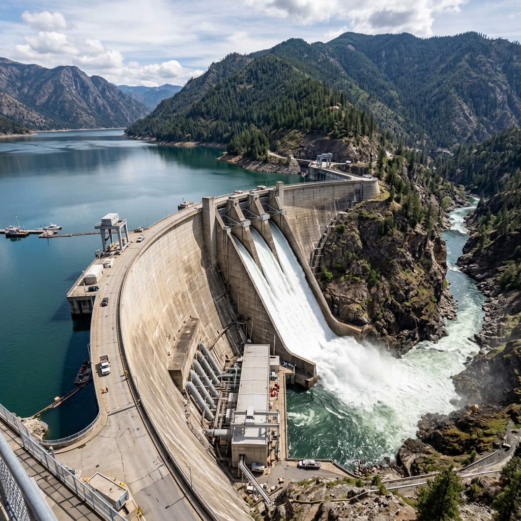 Valley Water Retention Dam